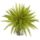 15” Fern Artificial Plant in Floral Planter