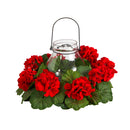 16” Artificial Geranium Candelabrum