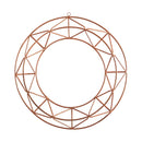 16” Geometric Copper Wall Decor