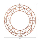 16” Geometric Copper Wall Decor