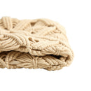 18” Boho Diamond Woven Macrame Decorative Pillow Cover