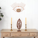 19” Gold Metal Eye Wall Mirror