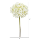 19” Hydrangea Artificial Flower Set (Set of 3 Flower Stems)