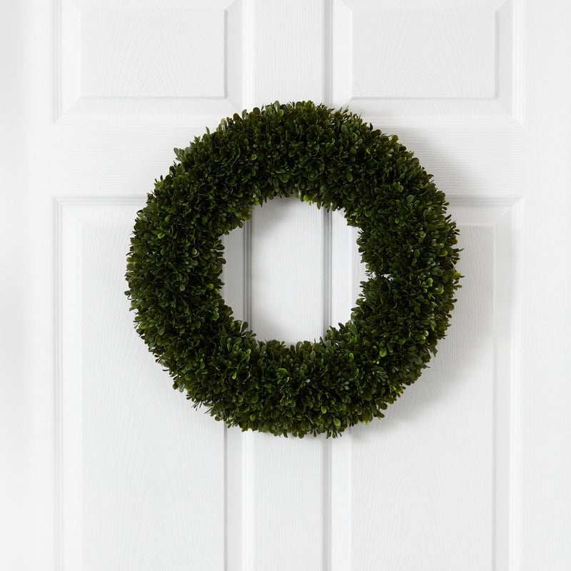 19.5” Tea Leaf Wreath UV Resistant (Indoor / Outdoor)