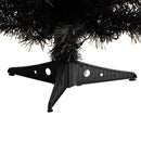 2’ Black Artificial Christmas Tree with 35 LED Lights and 72 Bendable Branches