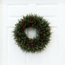 20” Artificial Cedar Berry Wreath