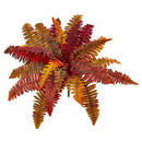 20” Autumn Boston Fern Artificial Plant (Set of 3