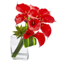 20’’ Calla Lily & Succulent Bouquet Artificial Arrangement