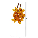 20” Cymbidium Orchid Artificial Flower (Set of 4)