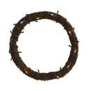20” Vine Wreath with 50 White Warm LED Lights