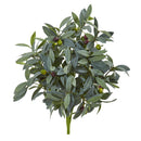 21” Olive Bush with Berries Artificial Plant (Set of 3)