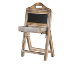 21’’ Whitewash Wood Chalkboard Rack
