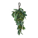 22” Eucalyptus and Berry Artificial Teardrop