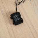 23” Pre-Lit Halloween Black Fall Wreath with 60 Orange & Purple LED Lights