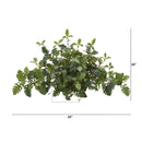 24” Dusty Miller Artificial Ledge Plant