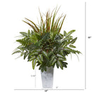 25” Mix Greens Artificial Plant in Planter
