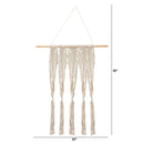 2.5’ x 2’ Hand Woven Macrame Wall Hanging Decor