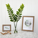 25” Zamioculcas Artificial Plant in Glass Planter
