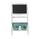 26” Farmhouse Multipurpose Bin and Chalkboard Stand