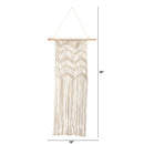 3’ x 1.5’ Boho Woven Macrame Wall Hanging Decor