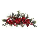 30" Holiday Hydrangea Swag"