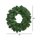 30” Artificial Magnolia Wreath
