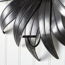 30” x 30” Brushed Metal Daisy Flower Sconce Candle Holder Wall Art Decor