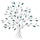 30” x 30” Hand-Painted Metal Tree of Life Wall Art Decor