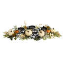 32” White Pumpkin and Berries Artificial Candelabrum