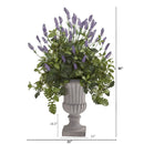 35” Lavender and Dusty Miller Artificial Plant in Urn