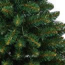 3.5’ Northern Rocky Spruce Artificial Christmas Tree with 50 Clear Lights and 154 Bendable Branches in Gray Planter with Stand