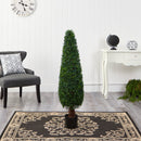 4’ Boxwood Topiary Artificial Tree UV Resistant (Indoor/Outdoor)