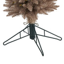 4’ Champagne Pencil Artificial Christmas Tree with 150 (multifunction) Clear LED Lights