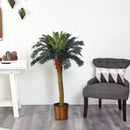 4' Artificial Sago Palm Tree