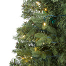 4' Vermont Fir Artificial Christmas Tree with 100 Clear LED Lights