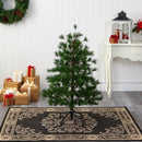 4’ Yukon Mixed Pine Artificial Christmas Tree with 366 Bendable Branches