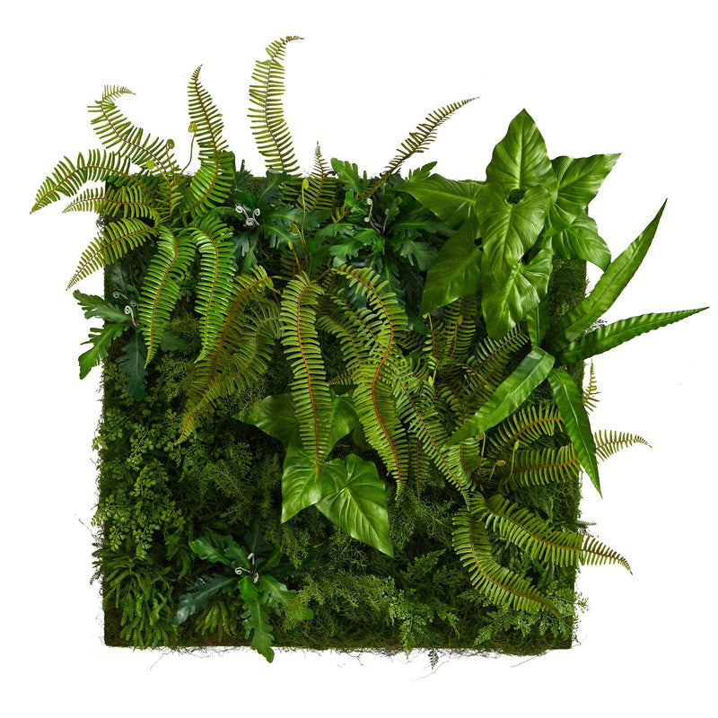 40” x 40” Forest Artificial Living Wall