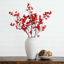 41" Artificial Cherry Blossom Flower Stems - Set of 3