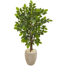 4.5’ River Birch Artificial Tree in Sand Colored Planter