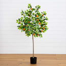 5’ Artificial Tangerine Tree