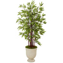 5’ Bamboo Artificial Tree in Decorative Urn