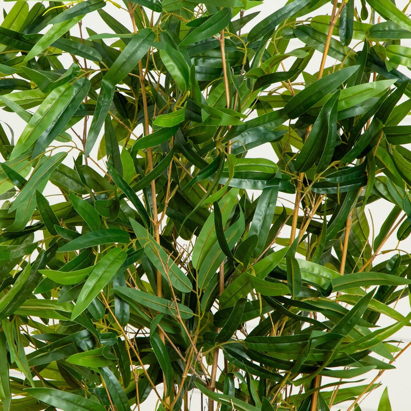 Nearly Natural 5ft. Bamboo Artificial Tree in Sand Colored Planter (Real Touch) UV Resistant (Indoor/Outdoor)