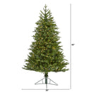 5' Cambridge Fir Artificial Christmas Tree with 300 Clear Warm (Multifunction) LED Lights with Instant Connect Technology and 570 Bendable Branches