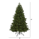 5' New Hampshire Fir Artificial Christmas Tree with 150 LED Lights