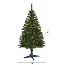 5' Northern Tip Pine Artificial Christmas Tree with 150 Clear LED Lights