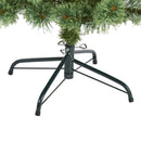 5’ White Mountain Pine Artificial Christmas Tree with 200 Clear LED Lights and Pine Cones