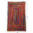 5’ x 3’ Handmade Braided Cape Cod Coastal Jute Rug