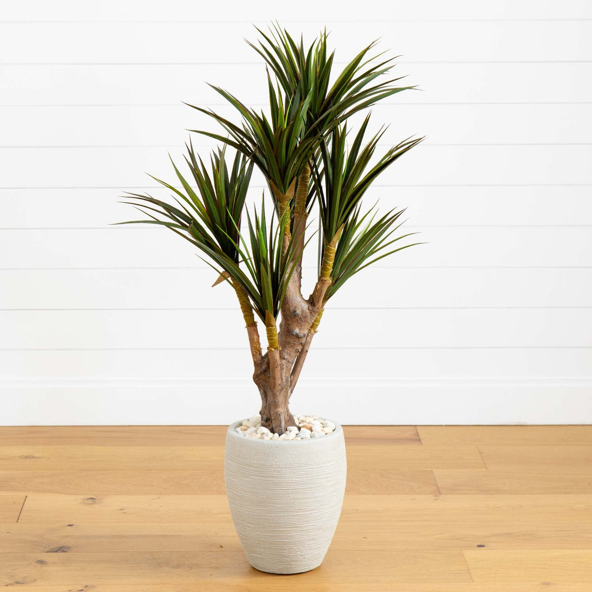 tree indoor planter 50” Yucca Artificial Tree in Planter (Indoor/Outdoor)
