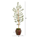5.5’ Olive Artificial Tree in Decorative Planter