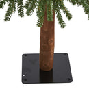 6’ Grand Alpine Artificial Christmas Tree with 601 Bendable Branches on Natural Trunk